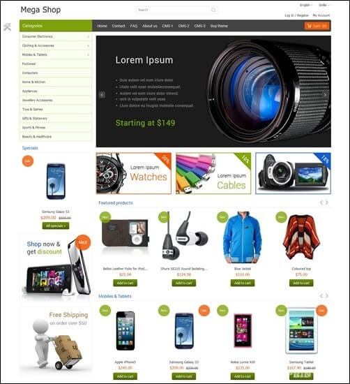 Magento themes