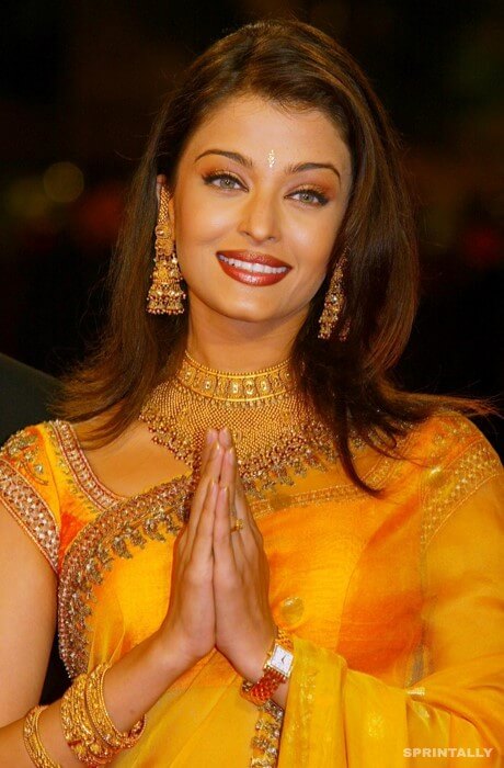 Aishwarya Rai in Cannes, 2002