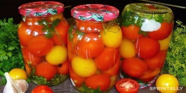 tomatoes with greens