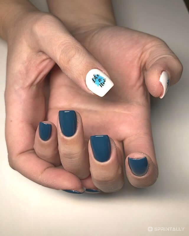 Trendy manicure for summer