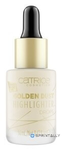 Golden dust highlighter drops