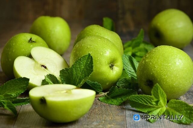 green apples