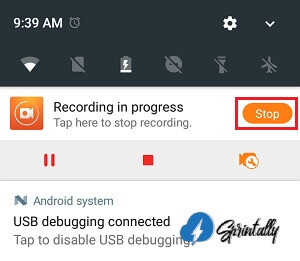 stop recording