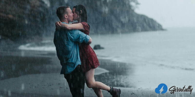 Kiss in the rain