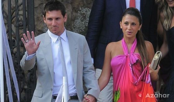 Lionel Messi and Antonella Roccuzzo