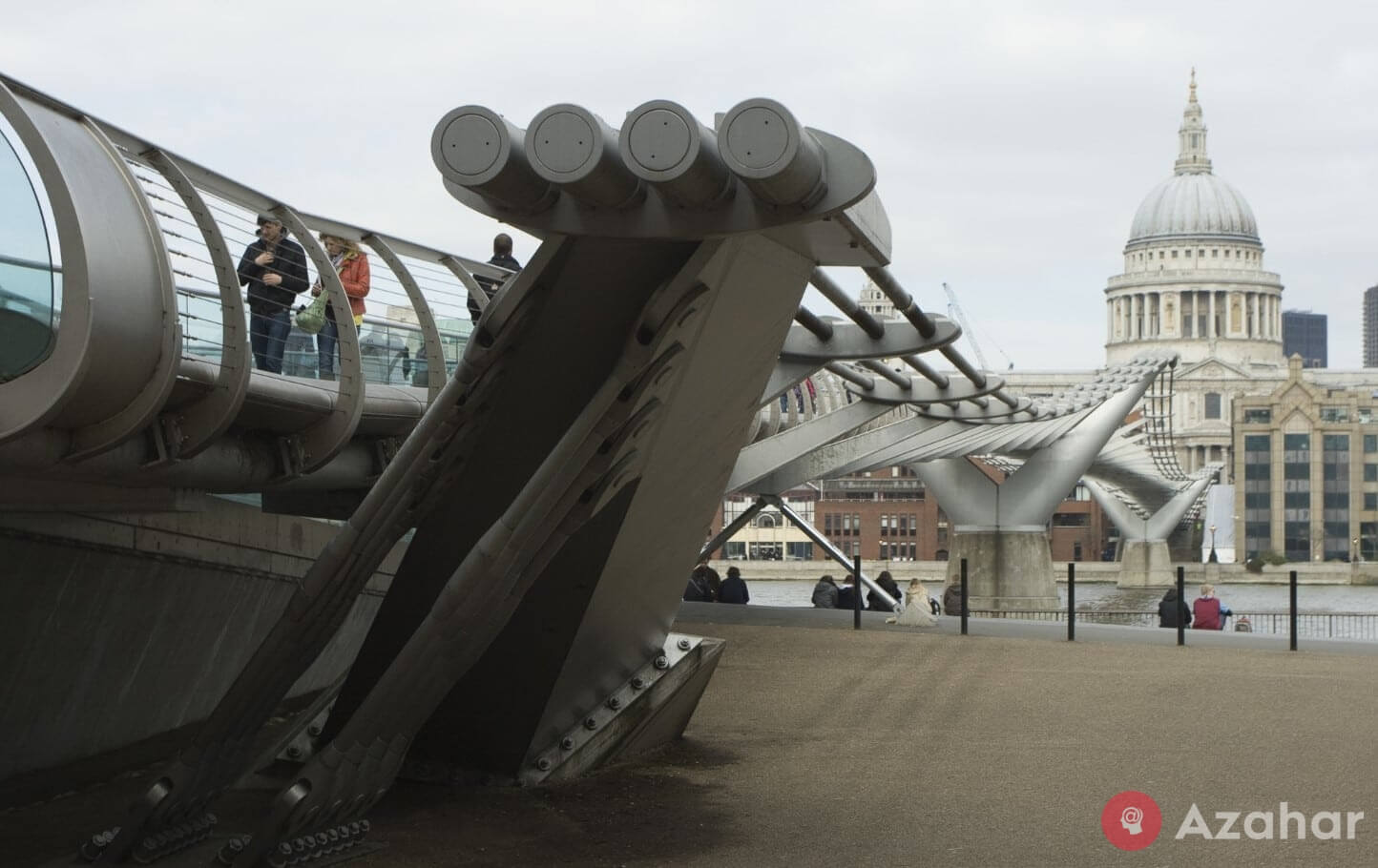 The Millennium bridge is a pedestrian bridge