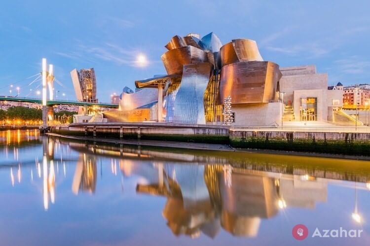 The Guggenheim Museum in Bilbao, Spain