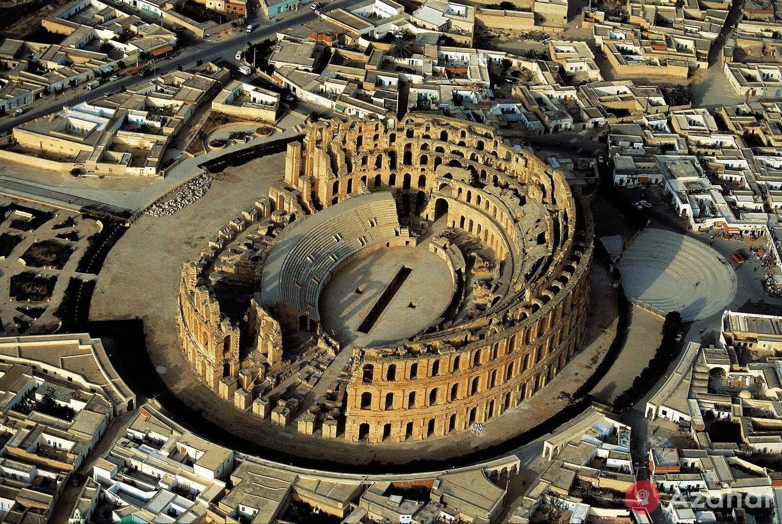 The amphitheatre at El JEM, Tunisia