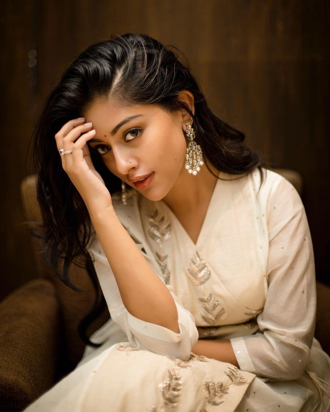 Anu Emmanuel On White Dress