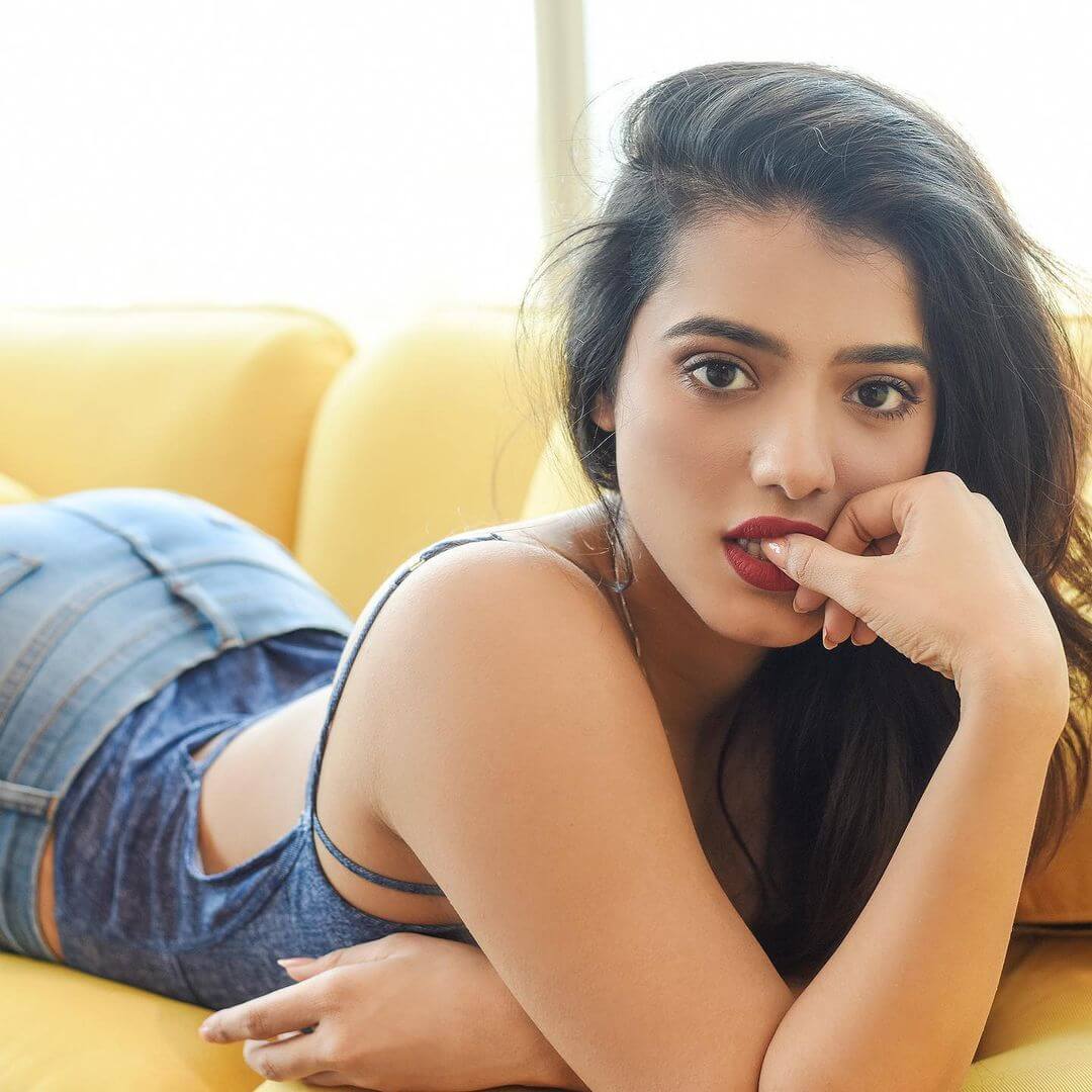 Ketika Sharma Lying Photoshoot