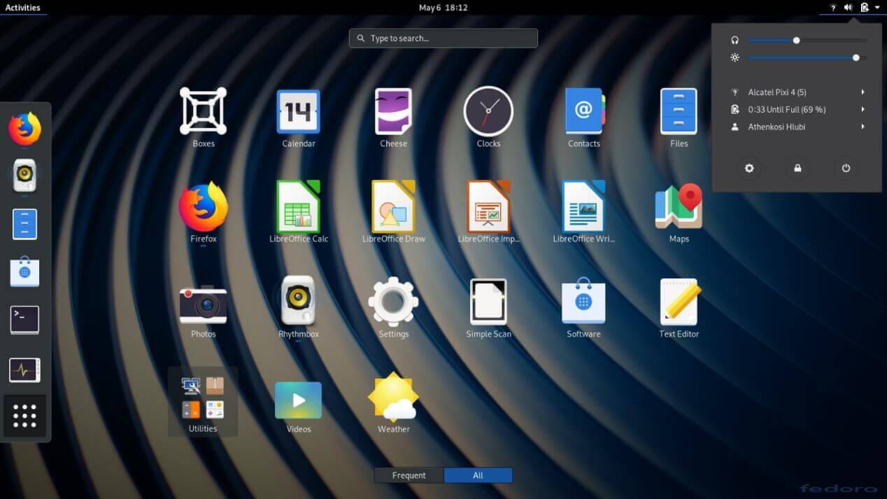 Desktop environment